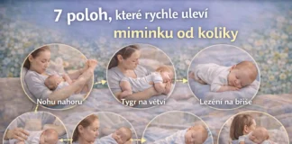 7 poloh co miminku pomohou od koliky