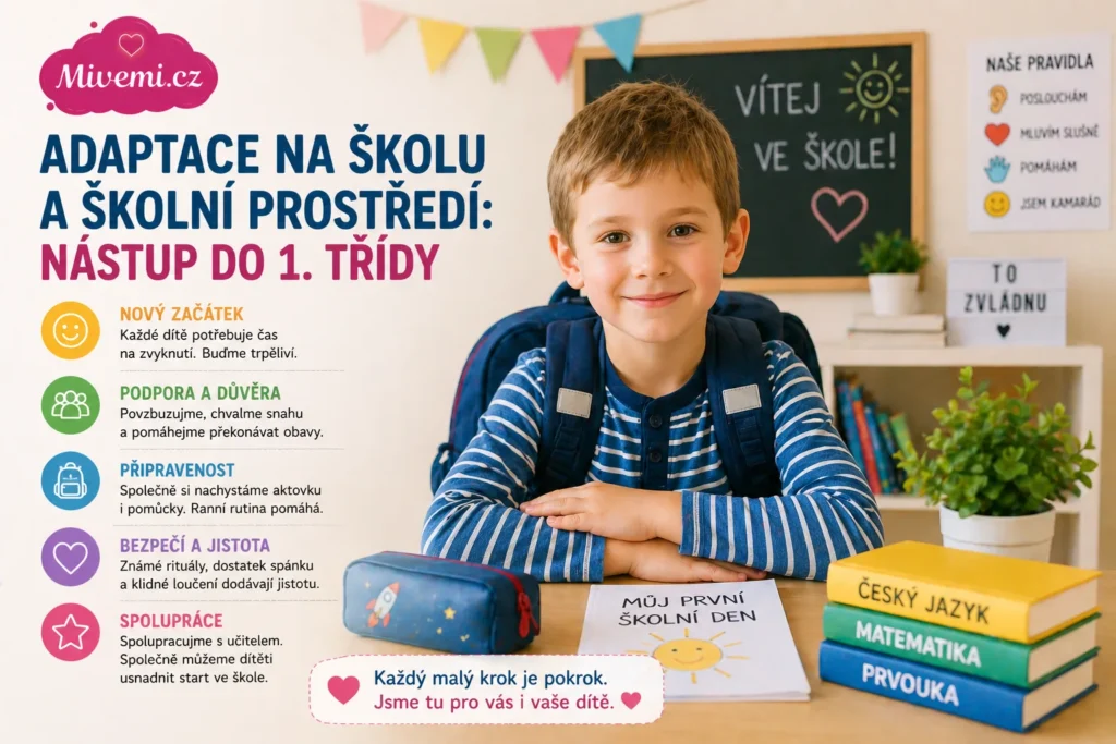 Adaptace dětí na školu - školního prostředí a nástup do první třídy