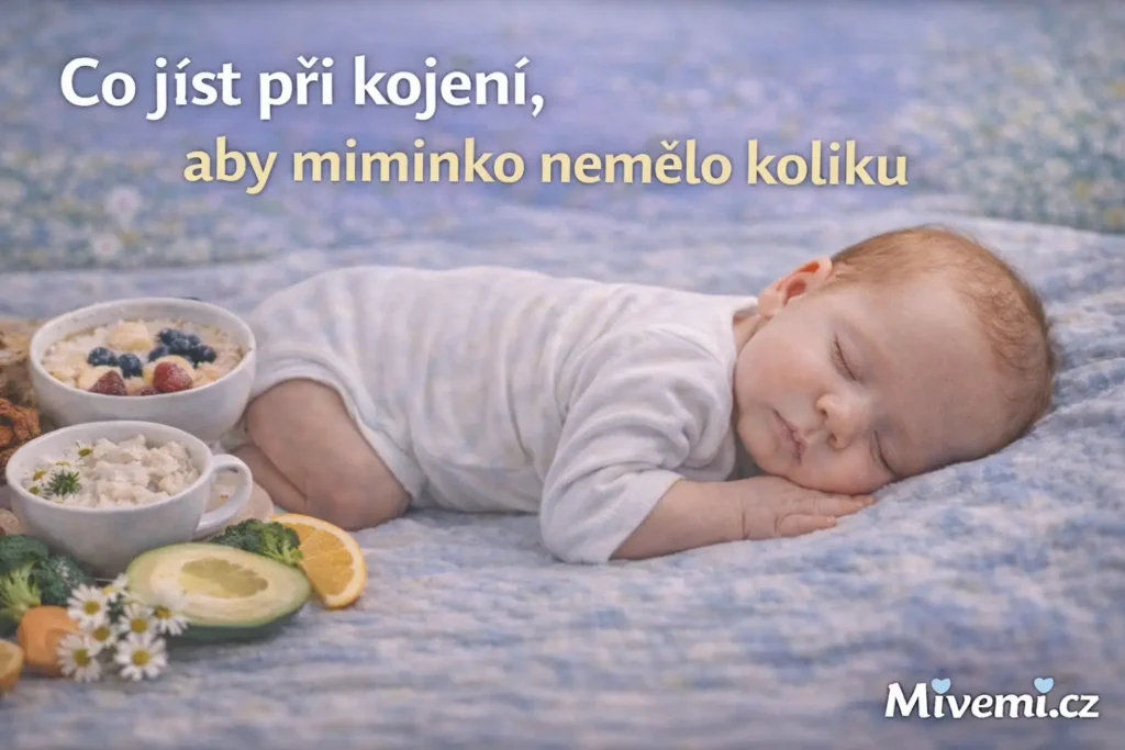 Co jíst při kojení aby miminko nemělo koliku