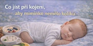 Co jíst při kojení aby miminko nemělo koliku