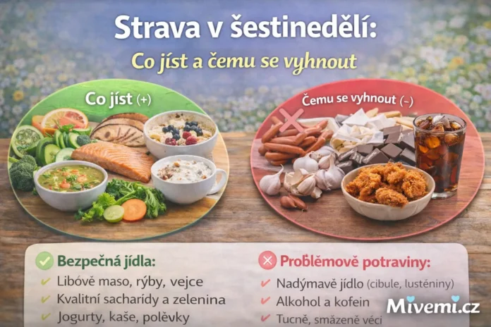 Co jíst v šestinedělí