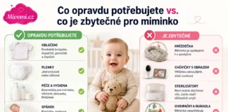 Co opravdu miminko potřebujete