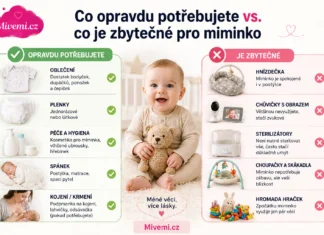 Co opravdu miminko potřebujete