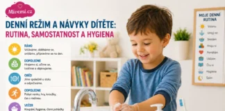 Denní režim a návyky dítěte - rutina a samostatnost