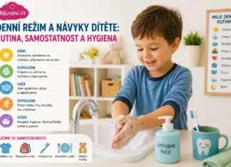 Denní režim a návyky dítěte - rutina a samostatnost