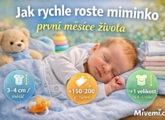 Jak rychle roste miminko
