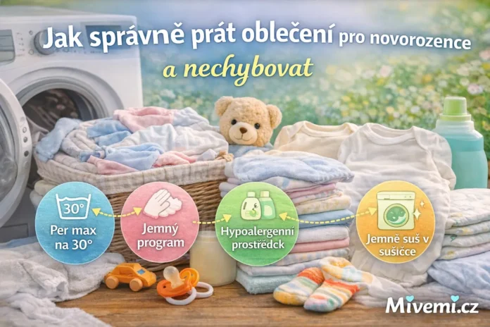Jak správně prát oblečení pro miminko