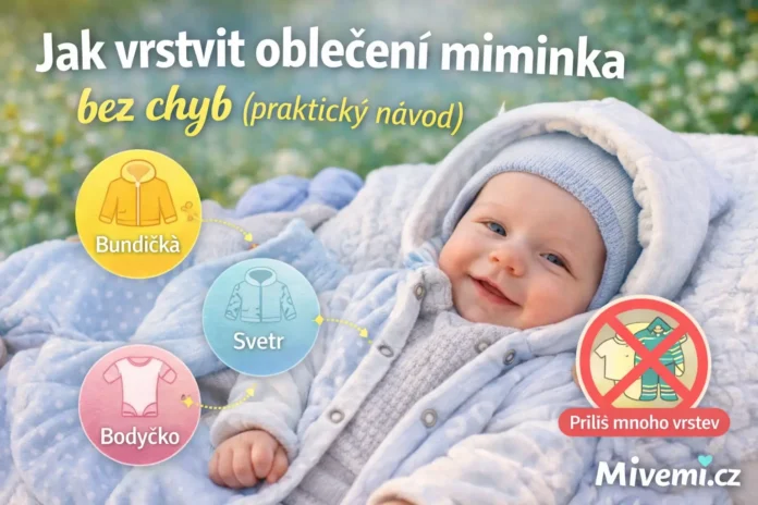 Jak správně vrstvit oblečení pro miminka