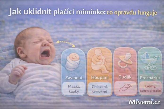 Jak uklidnit plačící miminko