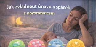 Jak zvládnout únavu a spánek s novorozencem