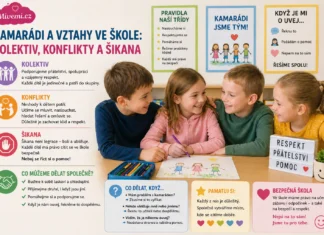 Kamarád a vztahy ve škole, kolektivu a konflikty s šikanou