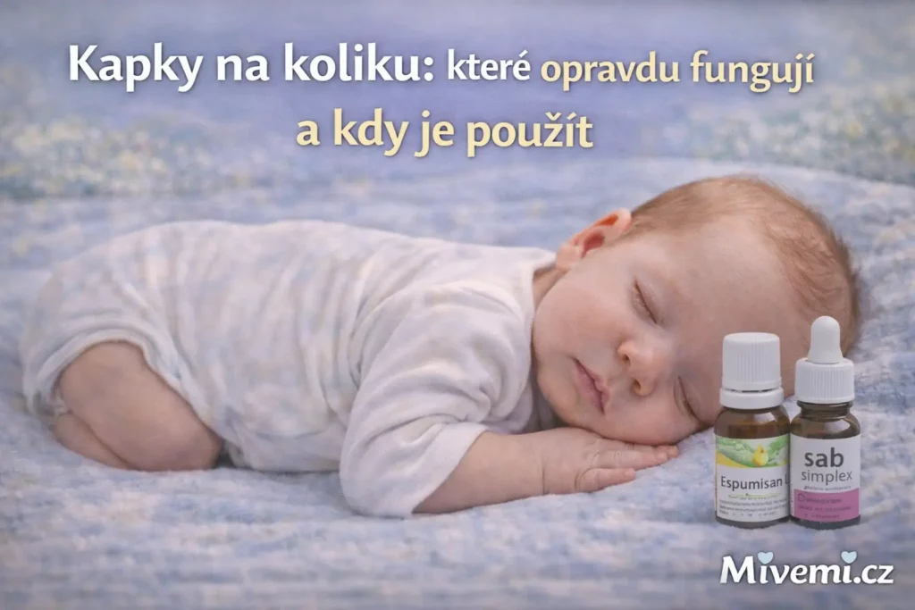 Kapky na koliku pro miminka