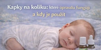 Kapky na koliku pro miminka