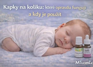 Kapky na koliku pro miminka
