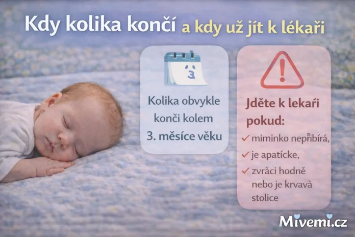 Kdy skončí kolika u miminka a kdy zajít k lékaři