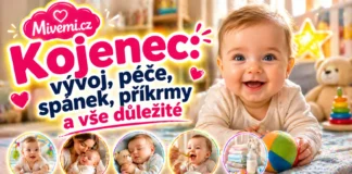 Kojenec - vývoj, péče, spánek a příkrmy
