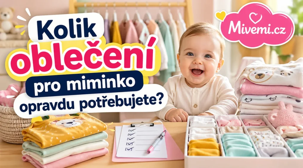 Kolik oblečení potřebujete miminko