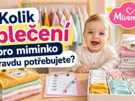 Kolik oblečení potřebujete miminko
