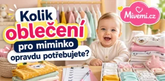 Kolik oblečení potřebujete miminko