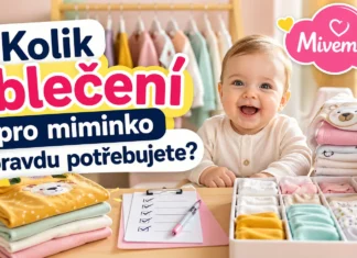 Kolik oblečení potřebujete miminko