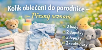 Kolik oblečení vzít do porodnice seznam