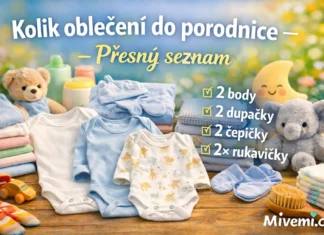 Kolik oblečení vzít do porodnice seznam