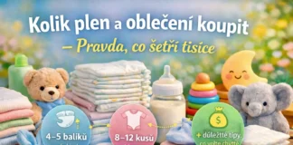 Kolik plen a oblečení koupit pro miminko