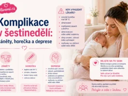 Komplikace v šestinedělí - záněty, horečka a deprese