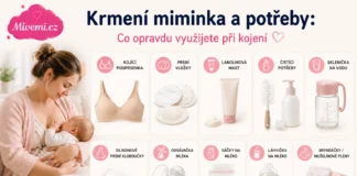 Krmení miminka a jeho potřeby