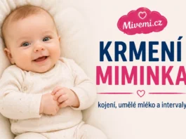 Krmení miminka - kojení, umělé mléko a intervaly