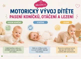 Motorický vývoj dítěte - pasení koníčků, otáčení a lezení