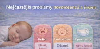Nejčastější problémy novorozenců a miminek