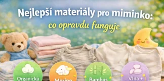 Nejlepší materiály oblečení pro miminko