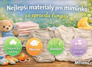 Nejlepší materiály oblečení pro miminko