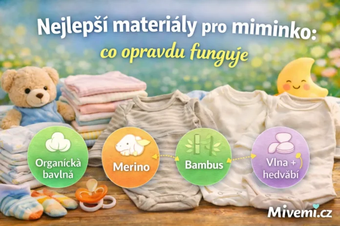 Nejlepší materiály oblečení pro miminko