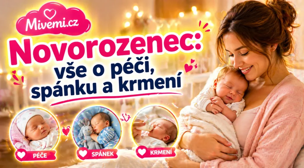 Novorozenec - vše o péči, spánku a krmení