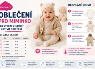 Jak vybrat oblečení pro miminko a vrstvení oblečení