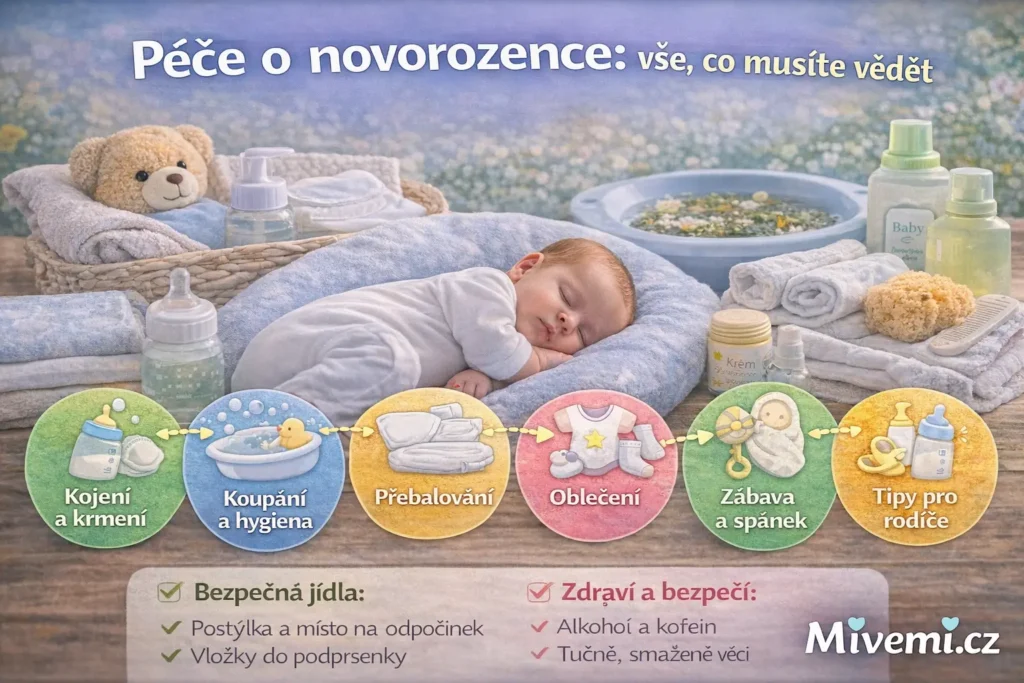 Péče o novorozence vše co potřebujete vědět