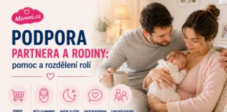 Podpora partnera a rodiny po porodu