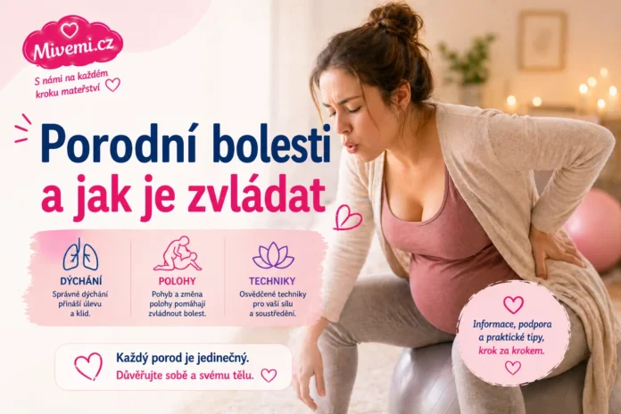 Jak zvládat porodní bolesti