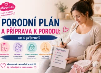 Porodní plán a příprava k porodu - co si připravit
