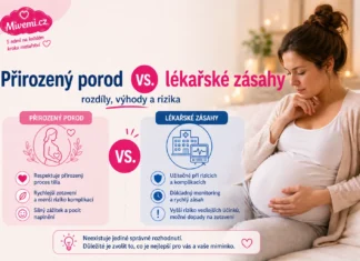 Přirozený porod a lékařské zásahy