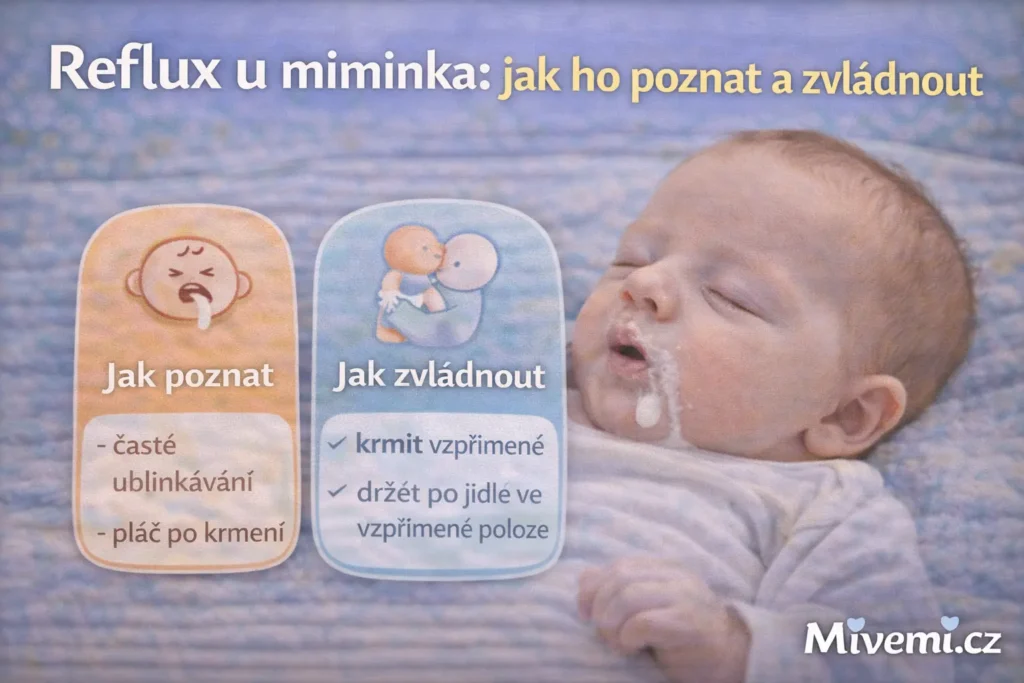 reflux u miminka