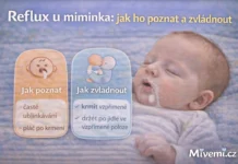 reflux u miminka
