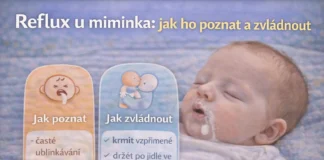 reflux u miminka