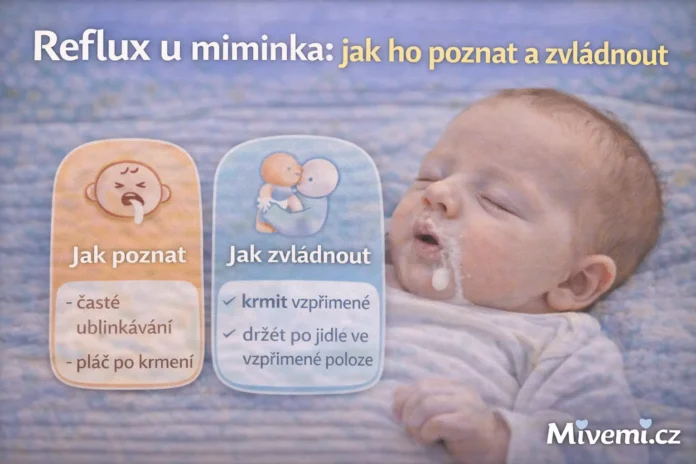 reflux u miminka