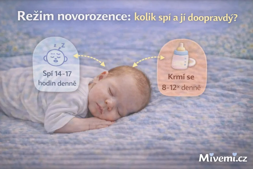 Režim novorozenců kolik miminko sní a vypije