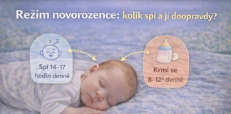 Režim novorozenců kolik miminko sní a vypije