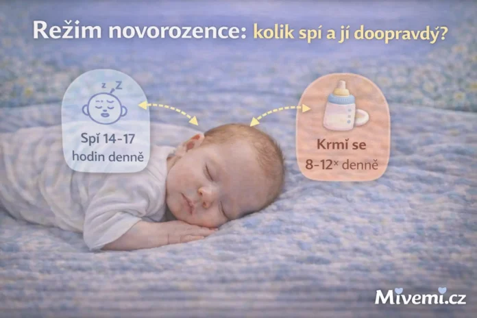 Režim novorozenců kolik miminko sní a vypije