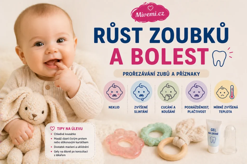 Růst zoubků a bolet u dětí
